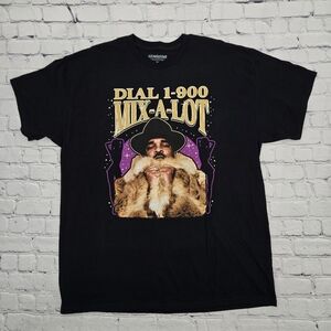 Sir Mix-A-Lot Graphic Black T-Shirt SIZE:XL